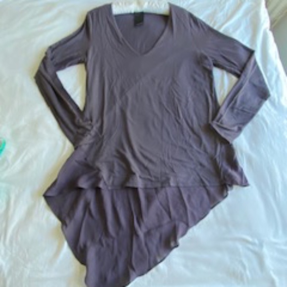 HEATHER womens tunic top plum - Picture 2 of 11